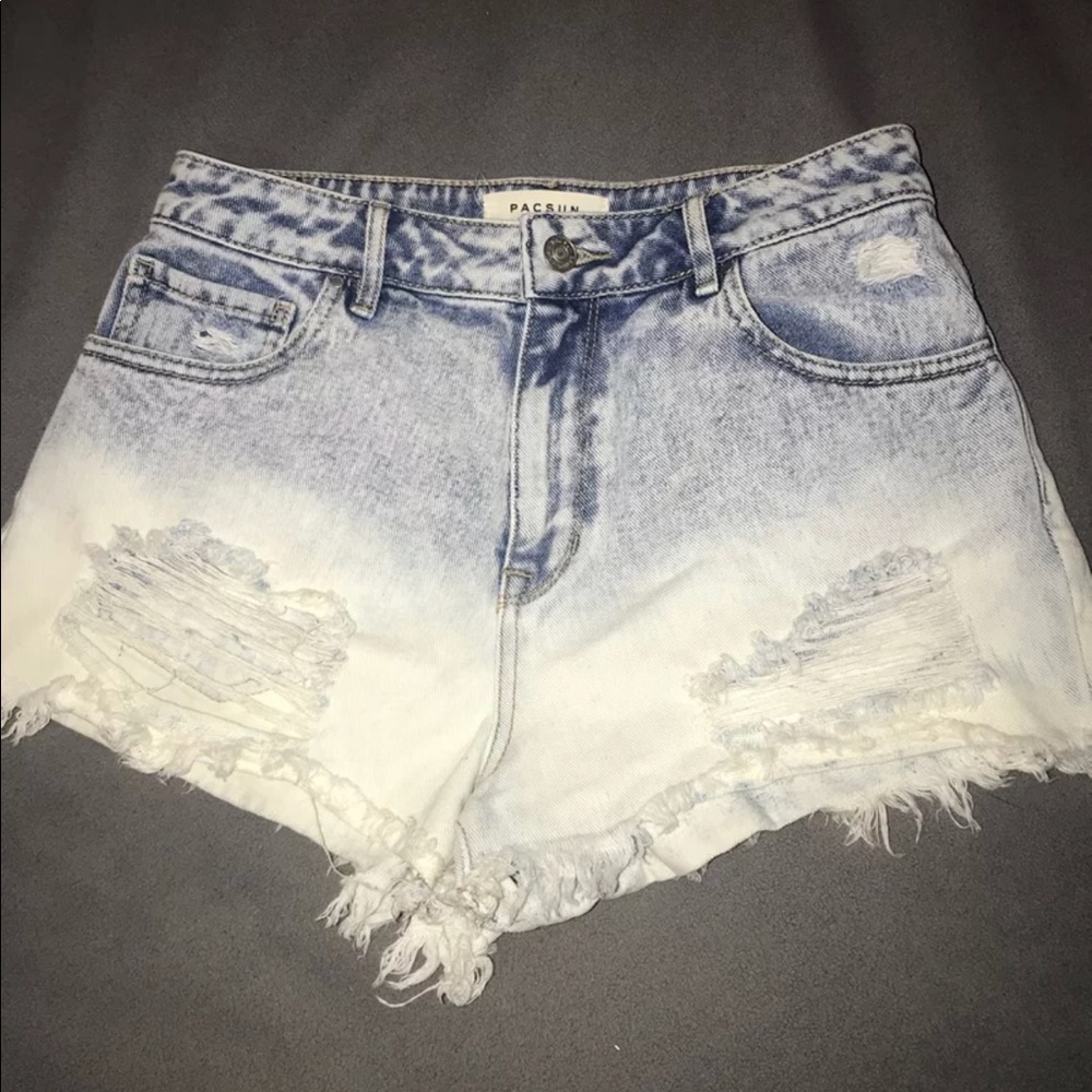 High waisted shorts